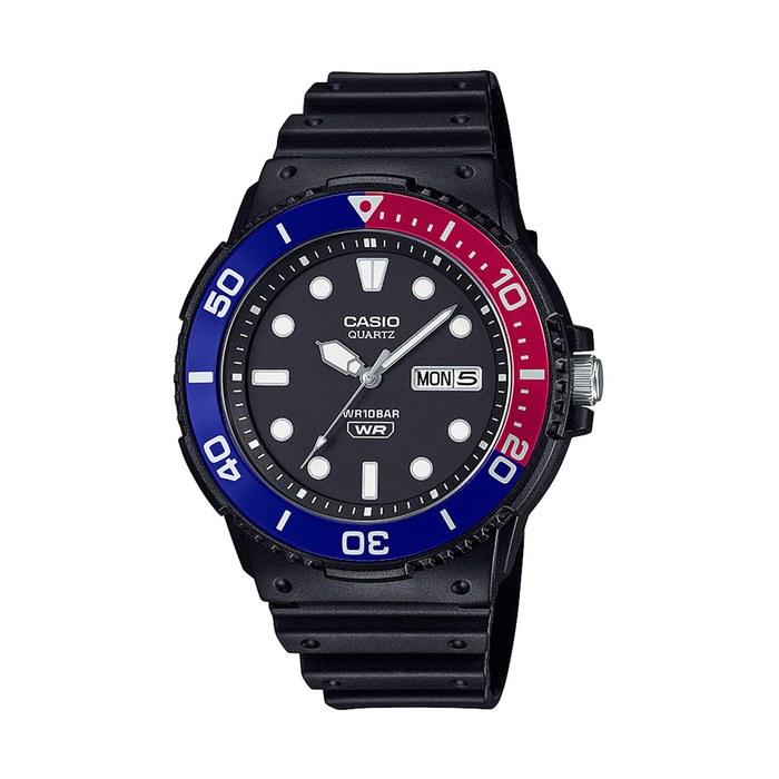 Casio Watch Casio Collection MRW-230HJ-1E2JF Men's Black/Blue Bezel