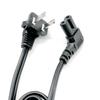 UL-Certified US Two-Pin Elbow Connector Power Cord for Samsung TV Speaker
