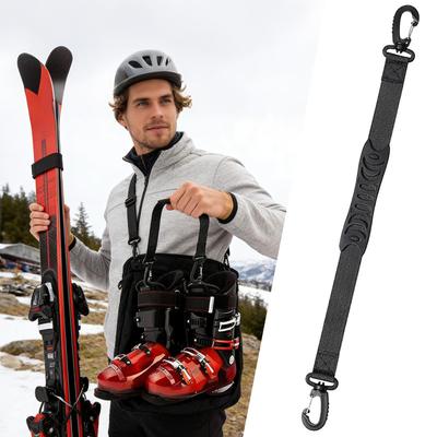 Ski Boot Straps Sports Shoulder Sling Ski Carrier Strap for Women Men Outdoor Commuting Camping Hiking Cycling Motorcycle Riding