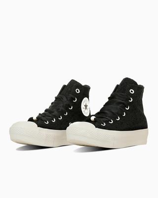 31315131 Women's All Star PLTS Lace Hi Powder Black (Women's)