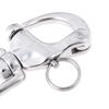 316 Edelstahl Schäkel Schnellspanner Drehbarer Halter Drehbarer Schäkel 70mm Größe Drehbarer Federhaken Schnellverschluss Schnalle