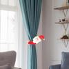 Christmas Curtain Buckle Santa Elk Elf Doll Xmas Ornaments Santa Claus Snowman Elk Shape Curtain Tieback Navidad New Year 2025