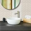 10pcs 3D Peel and Stick Ceramic Wall Sticker Waterproof 3D Wall Panel Tiles for Kitchen Bathroom RVs Home Decoration