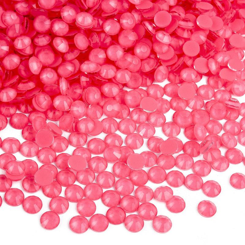 Nail Art Luminous Flat Bottom Diamond Glass Crystal Fluorescent Diamond Diy Rhinestone Nail Jewelry Accessories