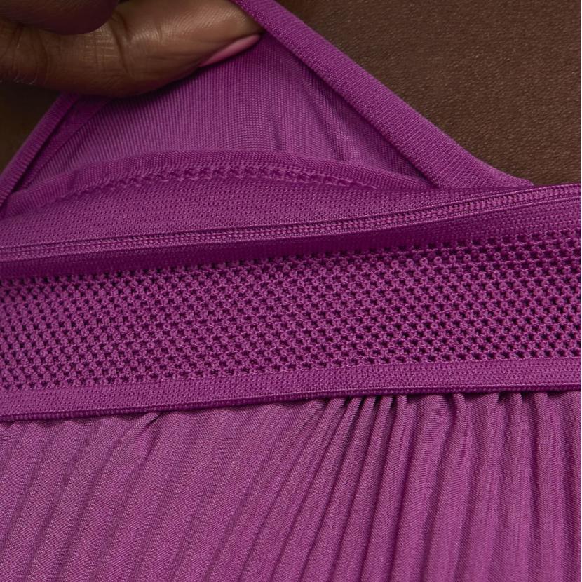 Nike Aeroswift Dri-Fit Adv Krajkové Módní Odvádějící Vlhkost Jednobarevné Tříčtvrteční Ležérní Šortky Dámské šortky Horká Fialová FN2328-518