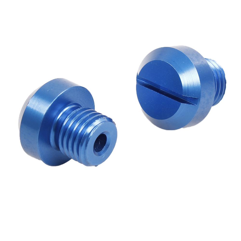 Suzuki, Honda, Yamaha, Kawasaki Motorcycle Rearview Mirror Decorative Screws (M10, M8)