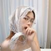 Classical Lace Headscarf Multiuse Triangular Design Headwrap for Women Fashion Enthusiasts and Various Occasion Outfit