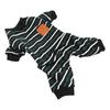 Striped Dog Pajamas Fashionable Cute Warm Comfortable Stretchy Dog Jumpsuit for Dogs Puppies Cats