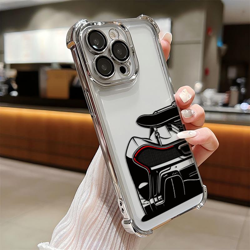 Luxury brand sports cars Plating Phone Case For Xiaomi Redmi 15 A3 15C 14C K50 A1 Note 14 13 12s Pro Plus 4G 5G Anti Fall Airbag Redmi Note 12 Pro 5G