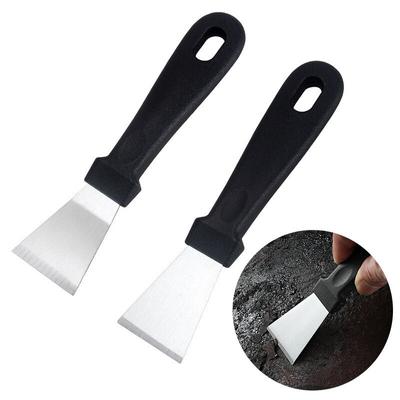 Raspador de limpieza multifuncional de acero inoxidable, herramienta para quitar hielo, para descongelar refrigeradores, cocinas, raspador de hielo para congelador.