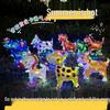 Cartoon Animal Light-Up Balloon Wheel Stroller Toys for Children