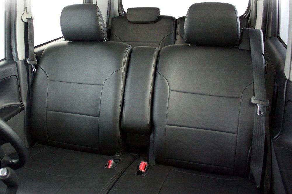 

Чехлы для сидений Transcess Wagon R из искусственной кожи черного цвета MH34S/MH44S, чёрный