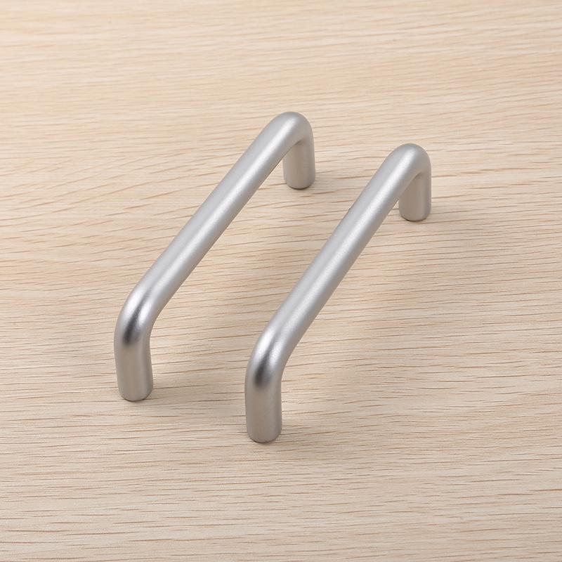 Silver-Gray Non-Fading ABS Cabinet Handle
