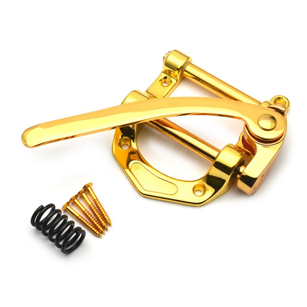 Precisions Machined Guitar Vibrato Bridge Assembly Featuring Frame and Smooth String Through for Enhancing Playability