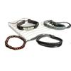 Men's Multi-layer Leather Braided Bracelet - European & American Cowhide, Versatile DIY Design