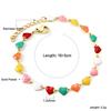 Colorful Cute Enamel Beaded Bracelet Waterproof Delicate Versatile Women's Jewelry Accessory
