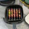 Edelstahl Heißluftfritteuse Grillrost Dreilagiger Heißluftfritteusen-Kochrost BBQ