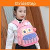 Fashionable Breathable Cartoon Print Toddler Backpack With Curved Straps