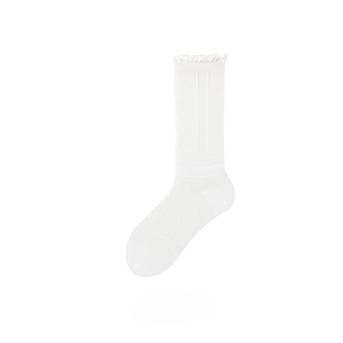 

Silk Stockings for Women with A Schoolgirl Style, Mid-thigh Length, Lightweight Mesh, Cool and Breathable, Layered Stockings 1 pair