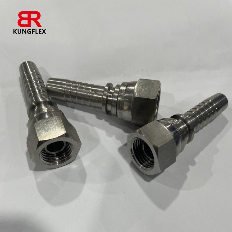 Фитинг шланга KUNGFLEX из нержавеющей стали, 11272-12-12SS304, сердцевина из углеродистой стали Fitting 11272-12-12