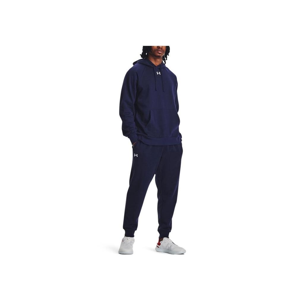 Under Armour Rival Solid Fleece Training Jogger Pants Men Bottoms Dark-Blue 1379774-410
