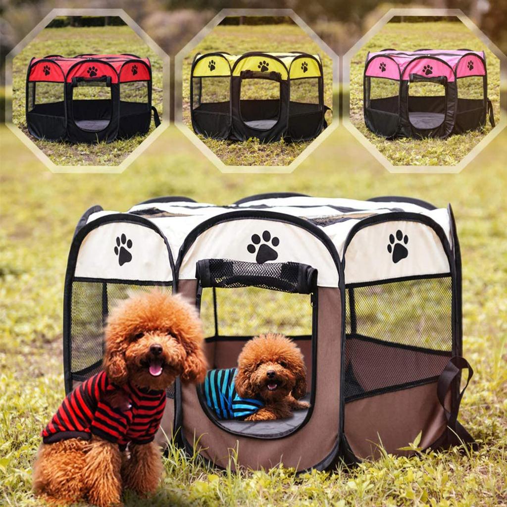 Foldable Pet Fence Waterproof And Scratch Resistant Indoor And Outdoor Tent