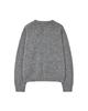 Misekiseoul Men Round Neck Cardigan Charcoal