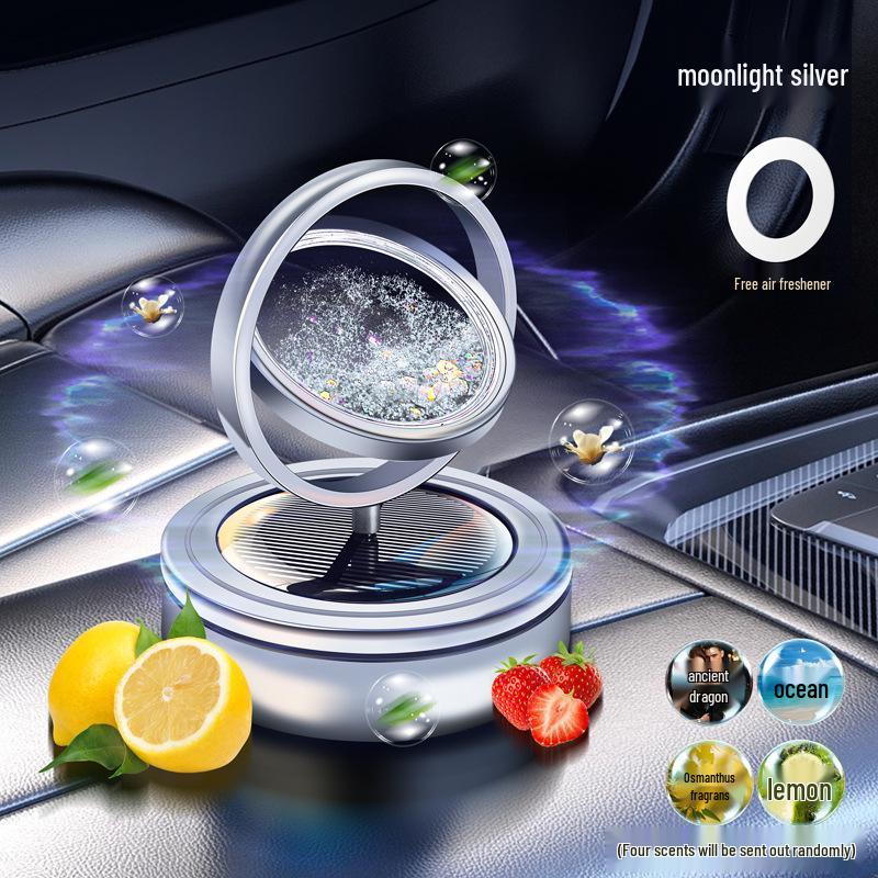 Solar Quicksand Dual-Use Car Air Freshener Ornament