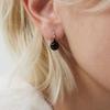 MERRYMOTIVE Black Onyx Simple Earring