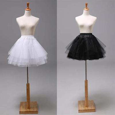 22/35/45cm Petticoat Unterrock Kurzer, knochenloser Rockträger Hochzeitskleid Hosenträger Lolita Petticoat Ballett Rockabilly Krinoline