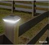Patterned Solar Pillar Light for Outdoor Courtyard, Villa Gate, or Wooden Post
