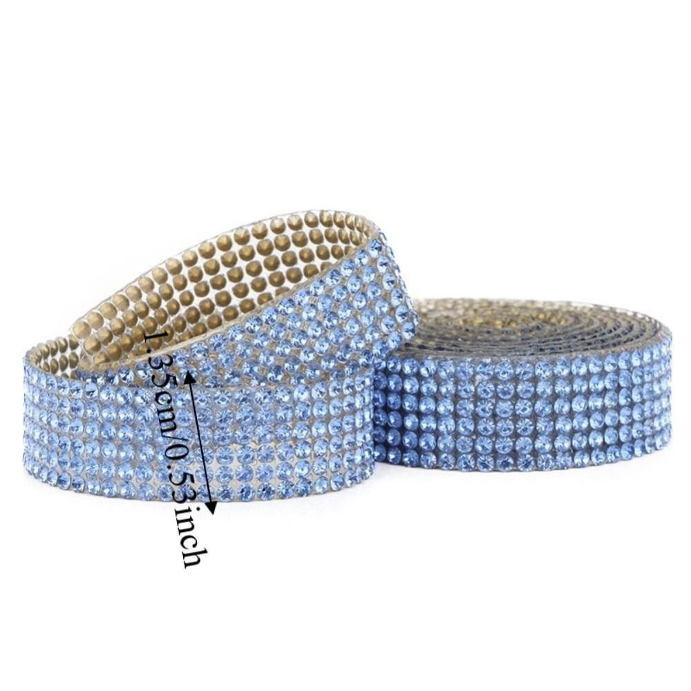 1pcs Self Adhesive Rhinestone Strips Hot Melt Adhesive Rhinestone Banding  DIY Arts Crafts