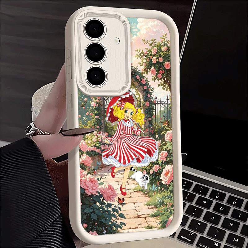 Phone Case for Samsung Galaxy S26 S25 Ultra S24 FE Anime Candy Candy Shell S23 Plus S22 + S21 S20 5G Soft Silicone Funda
