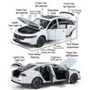 1:18 Scale A6L Accord Model Car Toy Alloy Body Strong Durable Vehicle Shock Absorption Doors Opened Miniature Models Kids Toys
