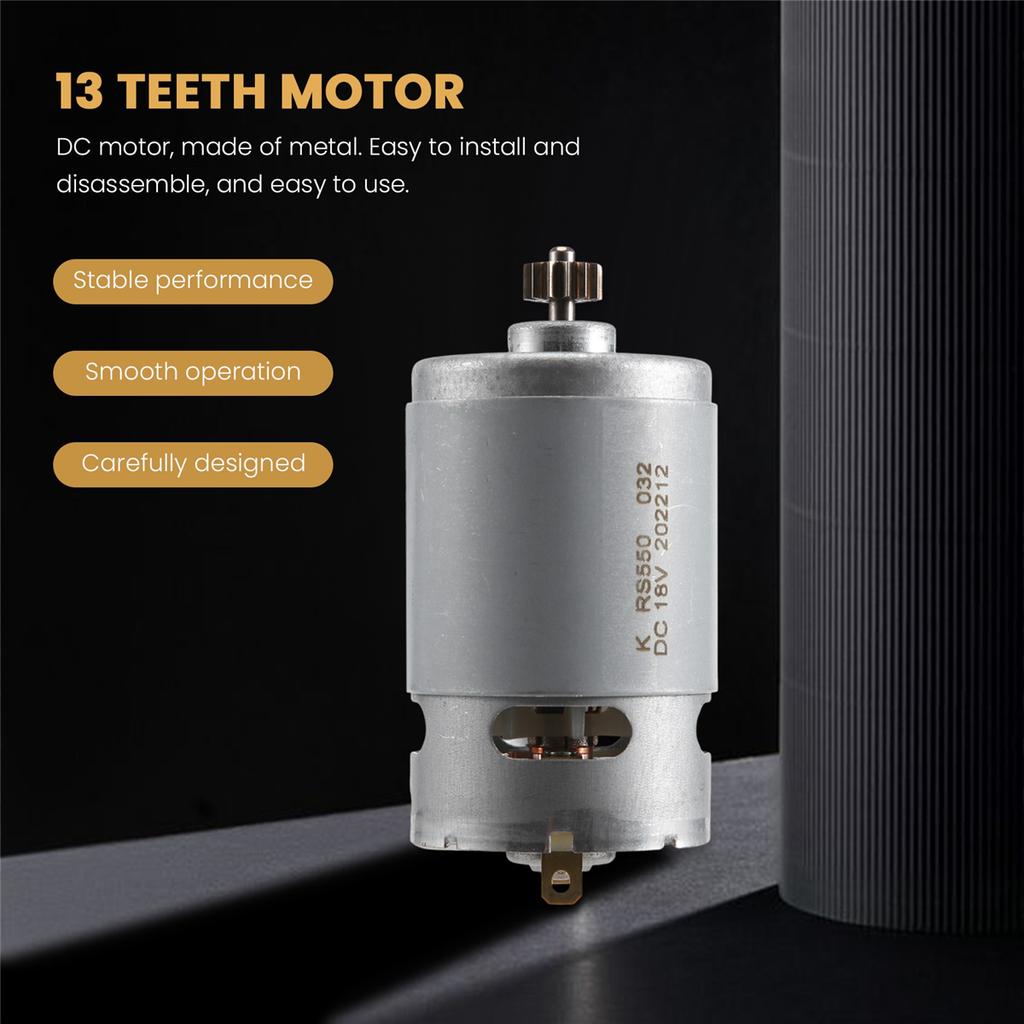 Motor cu 13 dinți 18V Înlocuire pentru BOSCH GSR 18-2-LI GSB 18-2-LI PSB 1800 LI-2 Șurubelniță