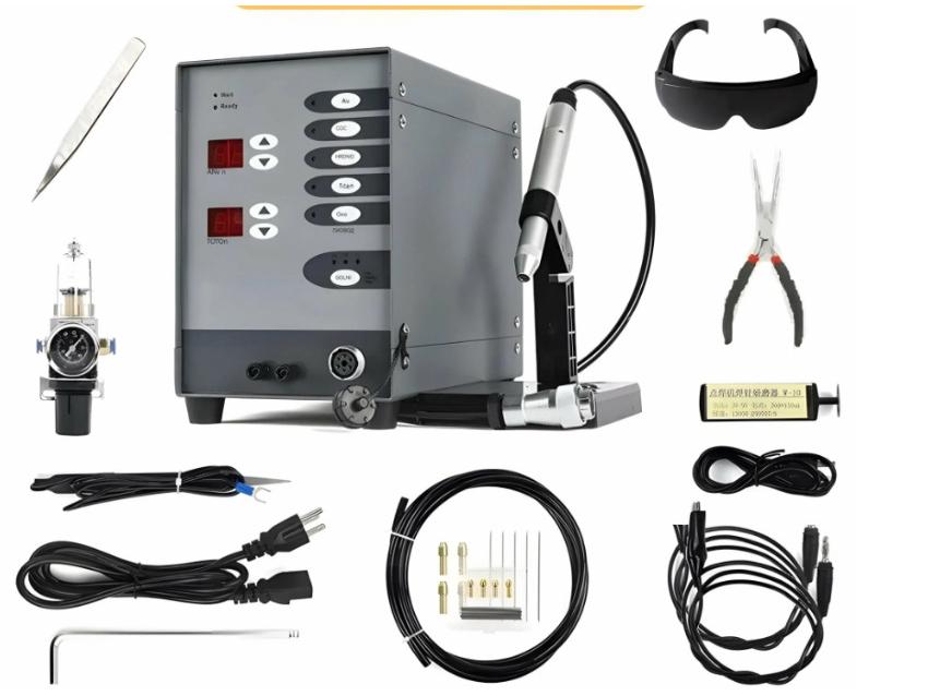 Machine de Soudage par Points Automatique CNC Haute Puissance pour Orthodontie Dentaire, pour Soudage à l'Arc Argon et Bijouterie Or/Argent.