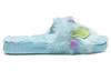 DISHINIGUAISHOUDAXUE X Ln Slipper Se Fleece Lined Comfortable And Versatile Slide Slippers Women's Blue AGAT024-1