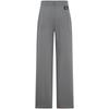 Calvin Klein Classic Label Pleated Loose Casual Pants Women bottoms Starry-Gray J224088