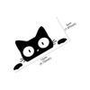 Car Sticker Motorcycle Surprise Cat Peeking Sticker Funny Vinyl Decals Waterproof Window Cute Decor Auto Accessories 12x5CM