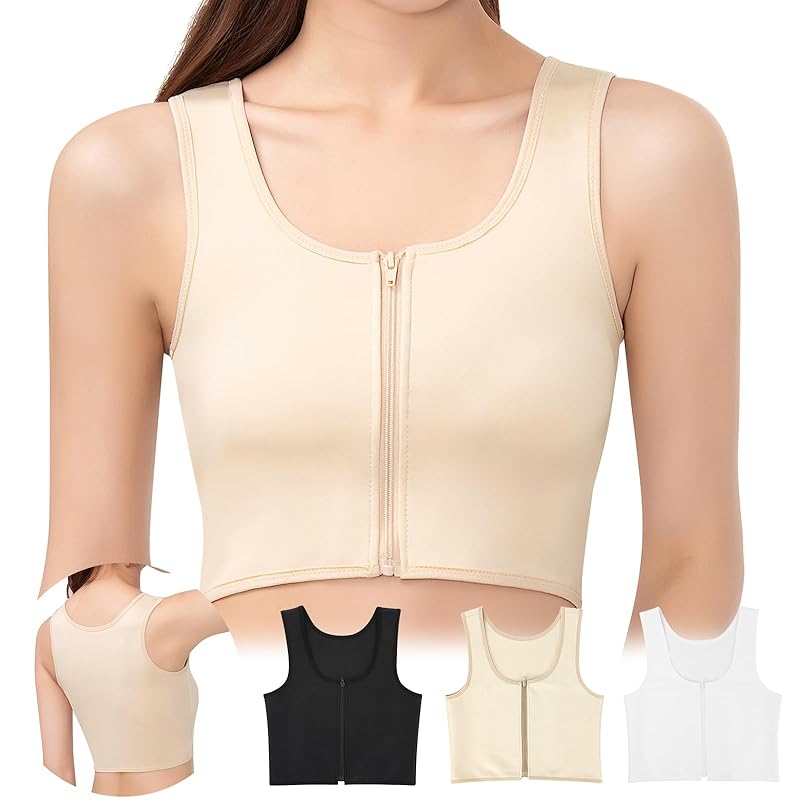 

[APIKIE] pan shirt Bra that makes your breasts look smaller From C to A: flatten the big breasts Doesn t shake corset tube top bra wireless bra tank