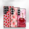 Cherry Strawberry Fruit Phone Cover Case for Xiaomi Redmi Note 14 12 13 ProPlus A3 Pro Plus 12C 13C 14C 5G 4G Casing