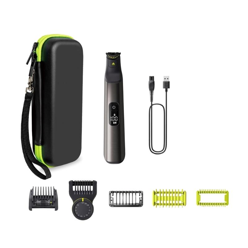 Trimmers Organizers Pouch Small Carrying Solution Soft Velvet Lining Impact Resistant EVA Layer Suitable for Shavers