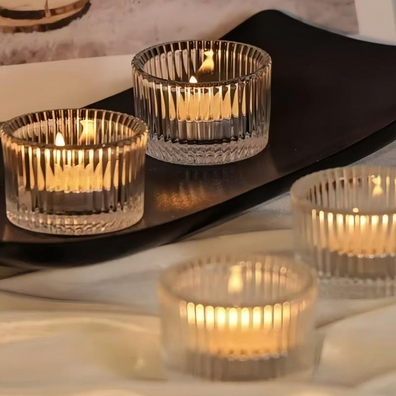 10 Pieces Set of Pink Ing Candle Holders Used for Wedding Decoration with Fine Patterns Bridal Showers and Party Decorations