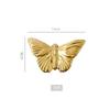 Kreative Schmetterlingsstatue Goldener Schmetterling Hintergrund Wanddekoration Dreidimensionaler Anhänger Hängende Dekorationen