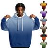 Men's Gradient Print Hoodie with Pocket, Casual Athletic Pullover