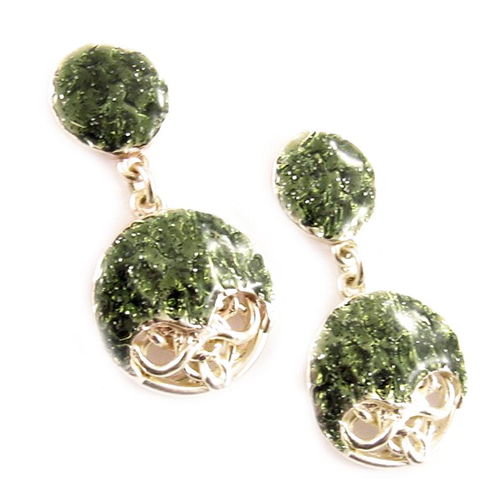 Dolce Vita [C6554] - Boucles Créateur 'DV - Satin' Gris Argenté