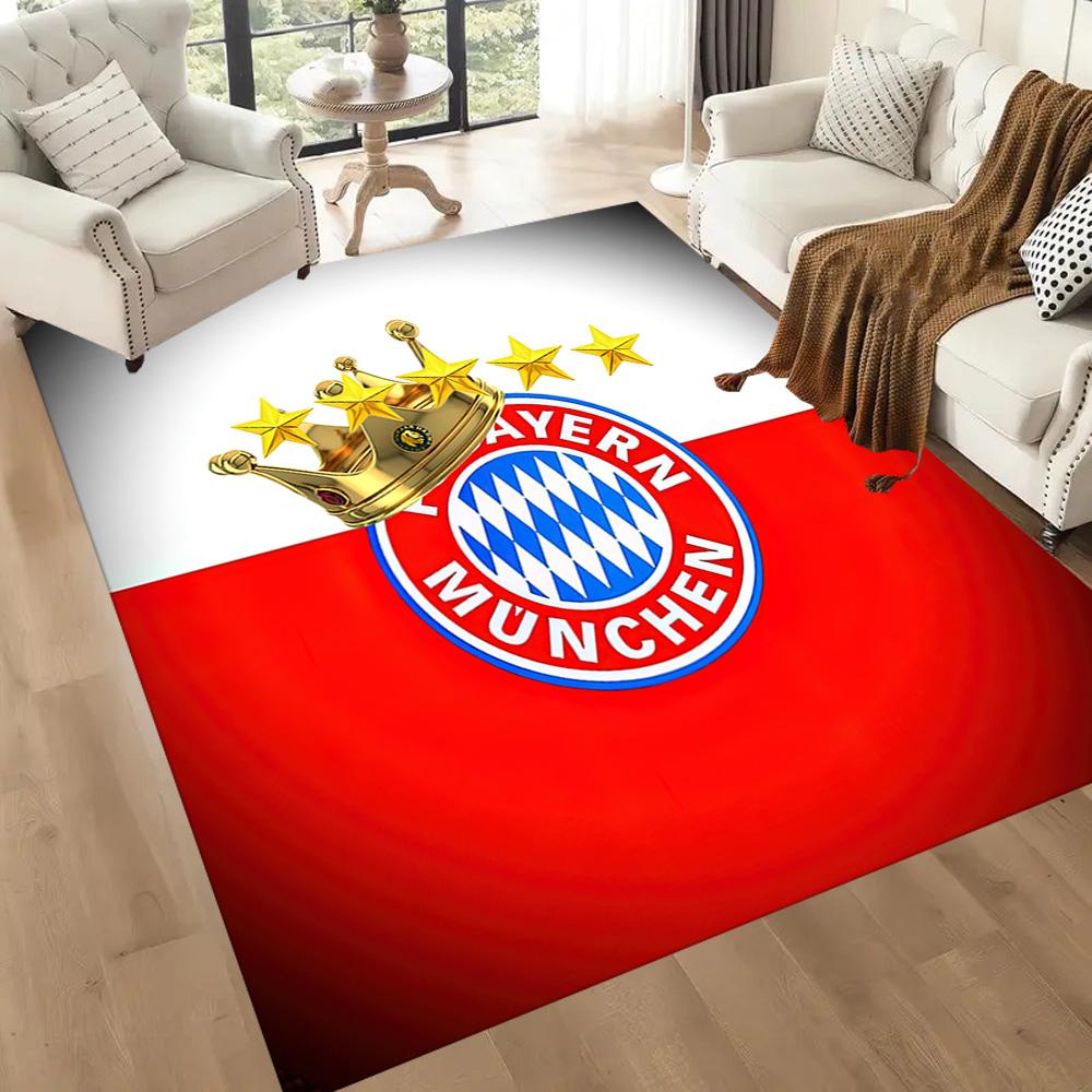 Fc Bayern München Victory Square Rugs Are a Great Choice for Living Rooms, Bedrooms, Home Décor, and As Gifts.