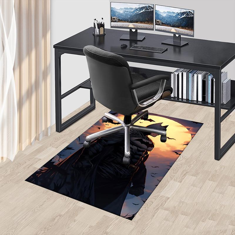1pc Batman Night Carpet, for Home & Office Decor, Desk Chair Carpet, Festive Gift,Conference Room CarpetL1296