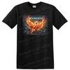 Phoenix Fire Artwork T Shirt Fantasy Mythical Creature Graphic Tee