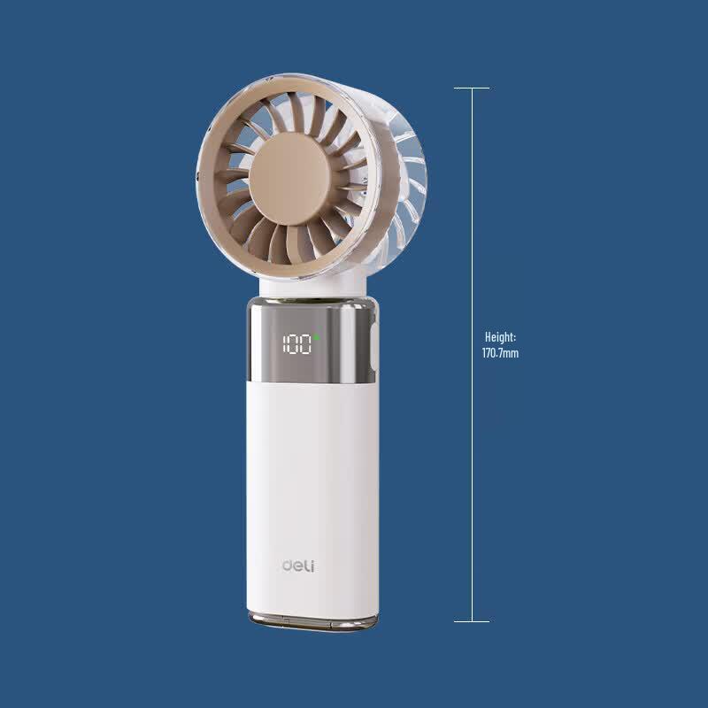 Deli USB Rechargeable Folding Handheld Fan